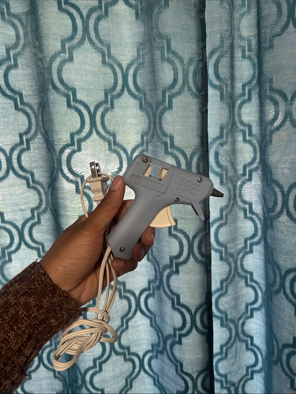 Generic Light Blue Hot Glue Gun for Home Crafts